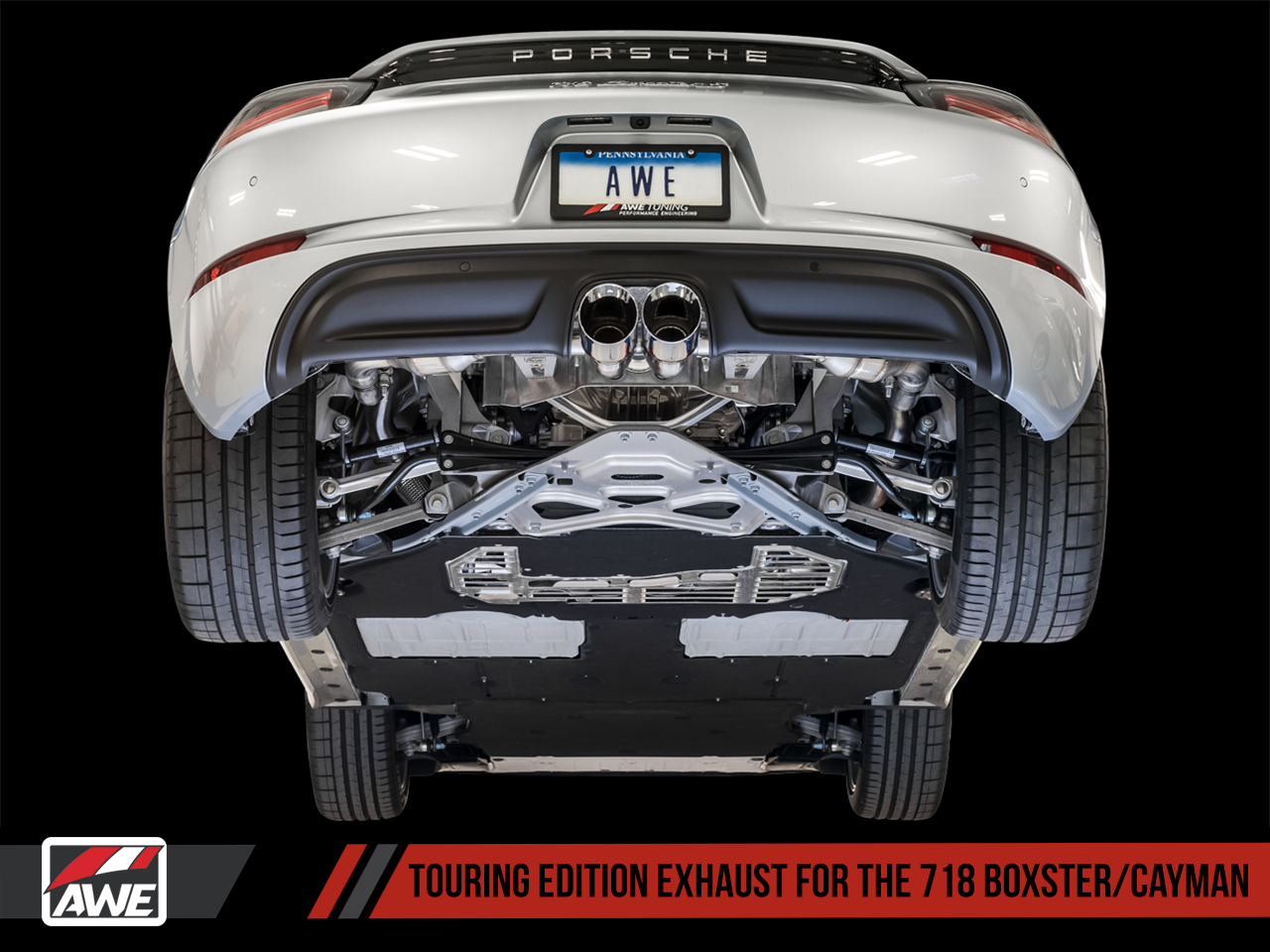 AWE Tuning Porsche 718 Boxster / Cayman Exhaust Suite