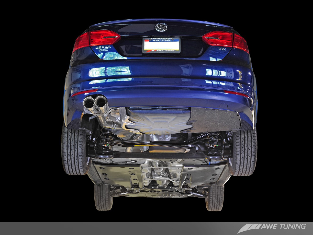  AWE Tuning Mk6 Jetta 2.0 TDI Touring Edition Exhaust System