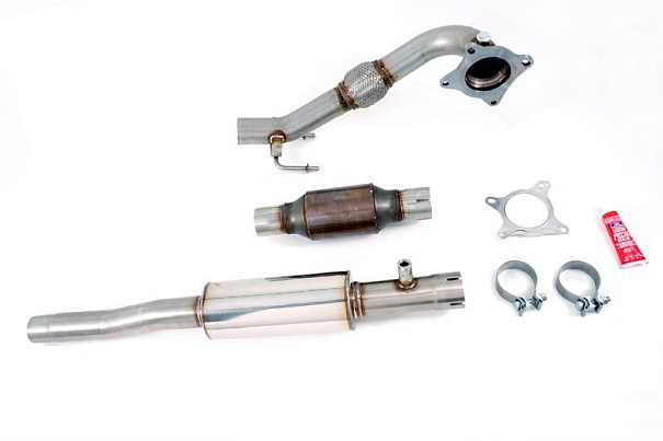 AWE Tuning FSI Performance Downpipe with Ceramic Cat
