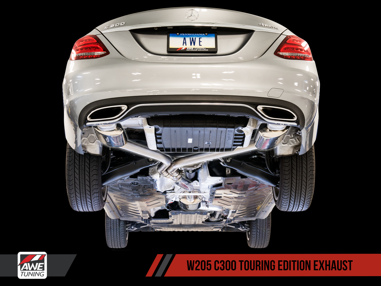  AWE Exhaust Suite for Mercedes-Benz W205 C300 / C200