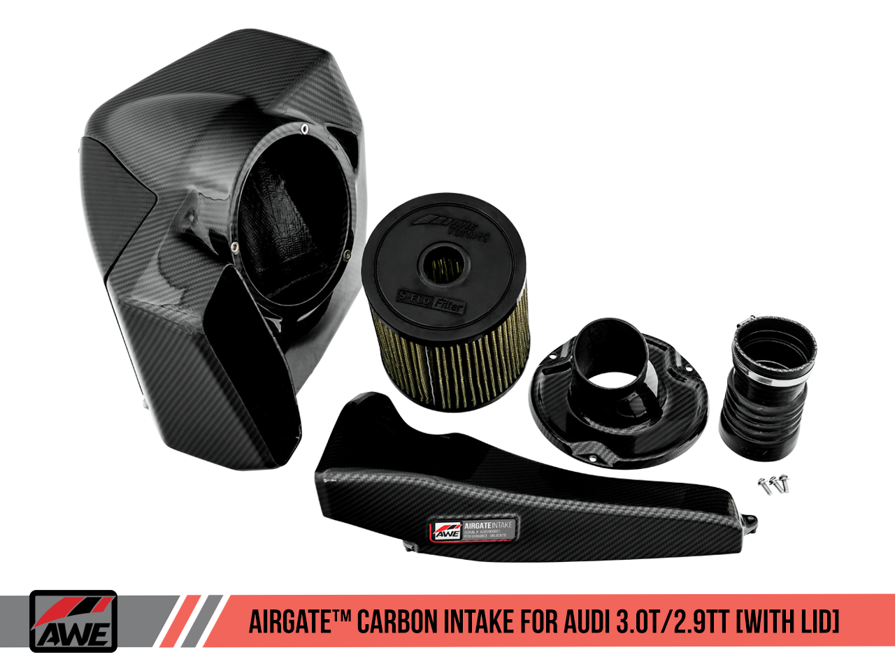 AWE AirGate™ Carbon Fiber Intake for Audi B9 S4 / S5 3.0T