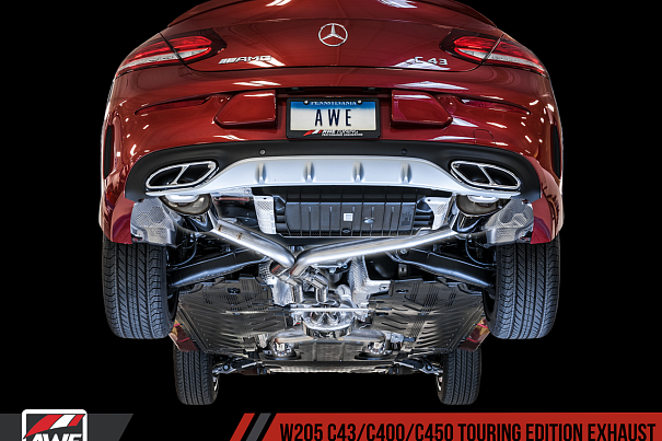 AWE Tuning Mercedes-Benz W205 AMG C43 / C400 / C450 AMG Exhaust Suite