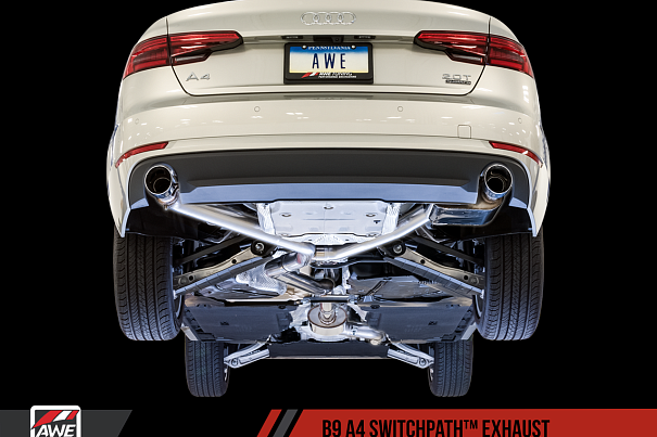 AWE Tuning Audi B9 A4 2.0T Exhaust Suite
