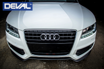 DEVAL Audi S5 / A5 Carbon Fiber Front Lip Spoiler