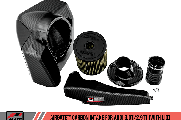 AWE AirGate™ Carbon Fiber Intake for Audi B9 S4 / S5 3.0T